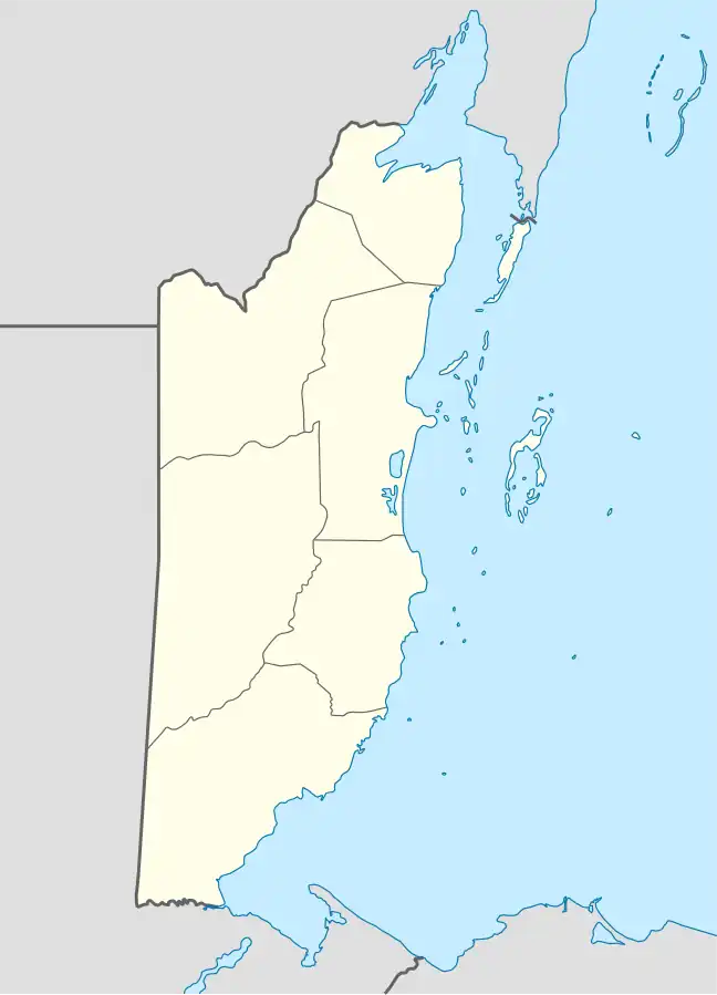 map of Belize